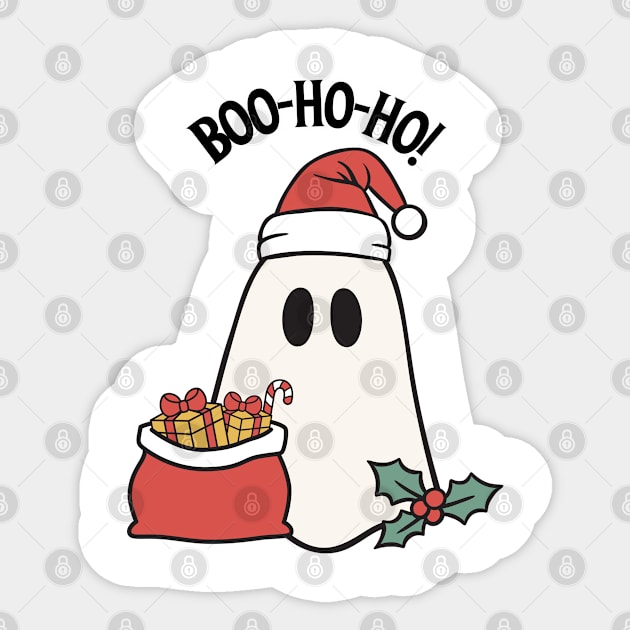 Christmas Ghost Sticker by Norse Magic